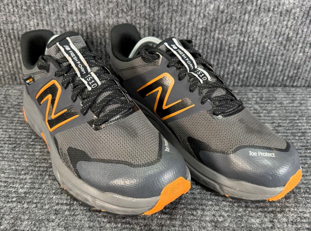 New Balance Fresh Foam X 510 V6 Men’s Size 10 Gray Orange Trail Running Shoes